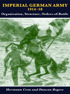 cover image of Imperial German Army 1914-18